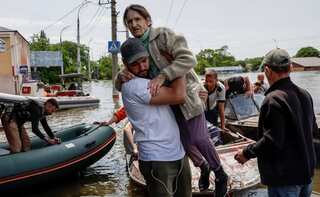 Ukraine mounts fresh military assault on Russia as flooding crisis claims 13 lives