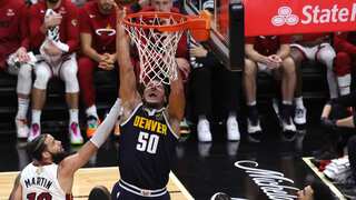 NBA Finals 2023: Denver Nuggets move within a win of first NBA title, beat Miami 108-95 to take 3-1 lead