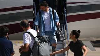 Hundreds of fans flock to catch glimpse of Lionel Messi ahead of Beijing arrival for friendly