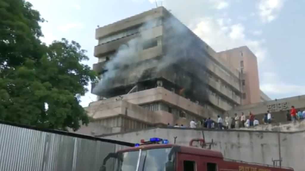 Watch | Massive fire breaks out in India’s Bhopal at Satpura Bhawan building