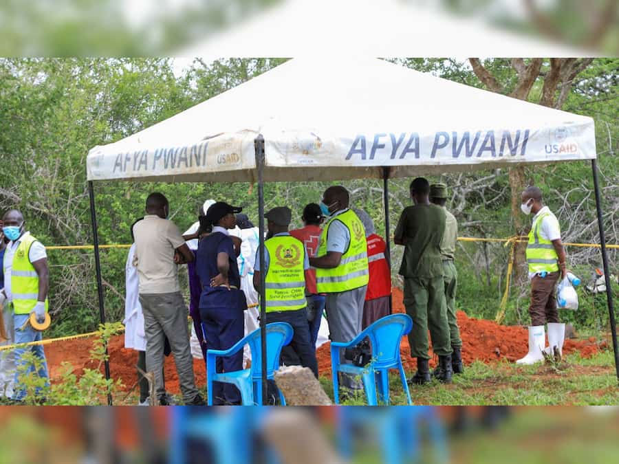 Kenyan starvation cult Death toll surpasses 300 after authorities find 19 more bodies
