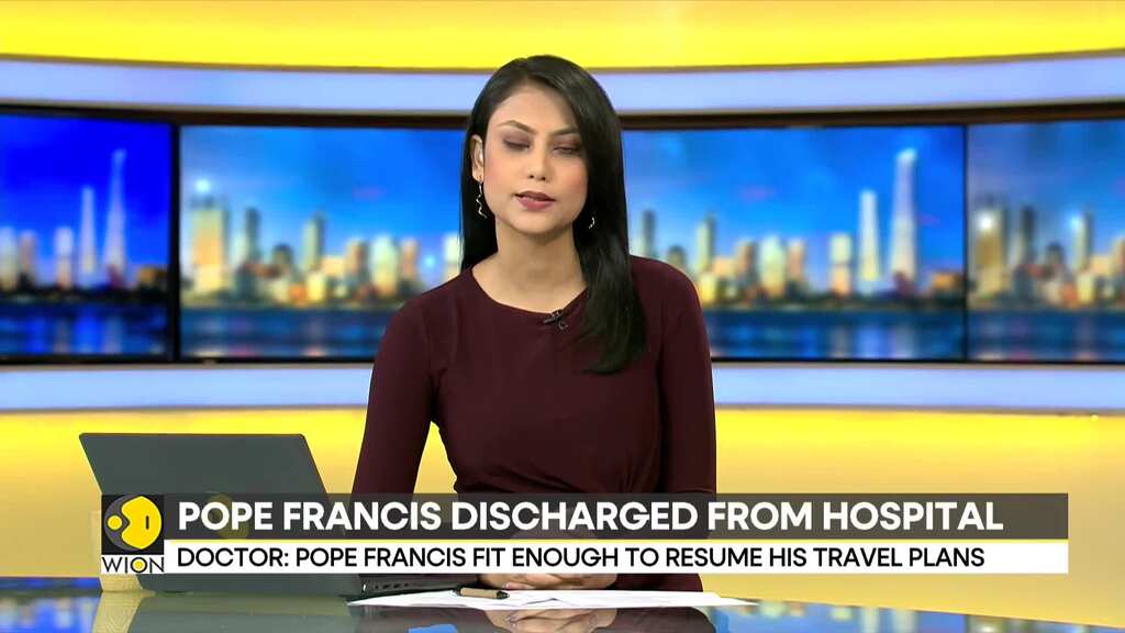 Pope Francis leaves hospital 9 days after surgery