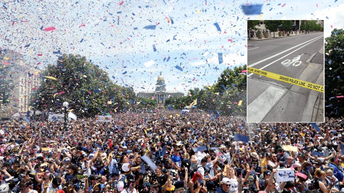 NBA Denver Nuggets victory parade: Police officer injured, two people shot in rally with over a million people