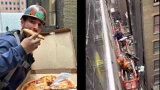 Watch: This NYC guy had a pizza, 'tossed and flown' 