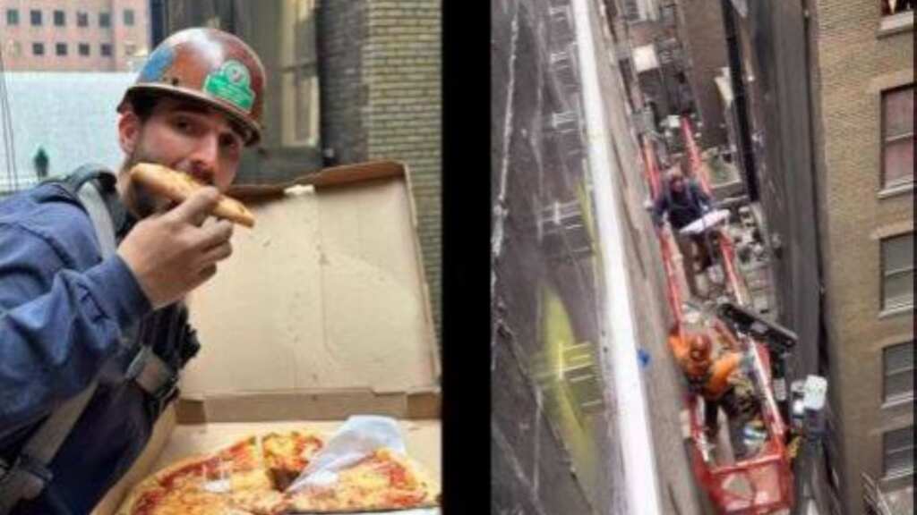 Watch: This NYC guy had a pizza, 'tossed and flown' 