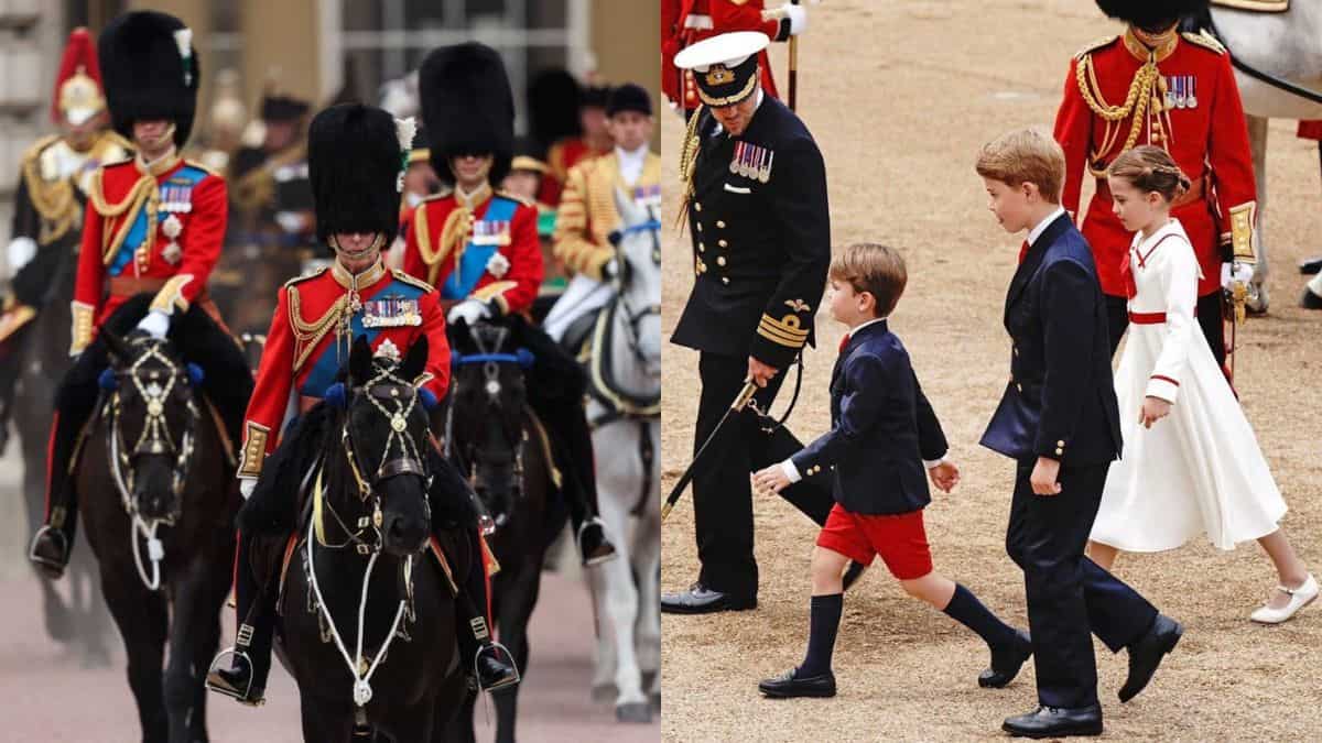 King Charles III's birthday parade: Monarch rides on horseback for Trooping the Colour 2023 | PHOTOS King Charles III's birthday parade: Monarch rides on horseback for Trooping the Colour 2023 | PHOTOS