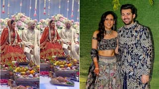Sunny Deol's son Karan Deol ties the knot with Drisha Acharya. Watch adorable moments from wedding