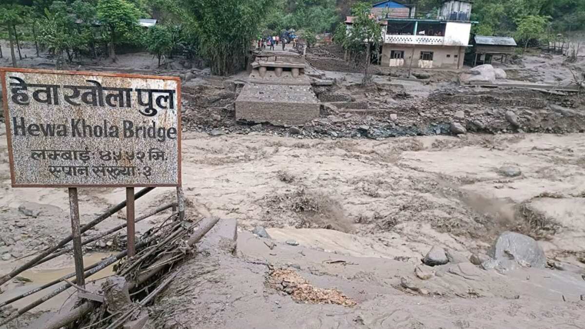 Two dead, 28 missing in Nepal floods and landslides