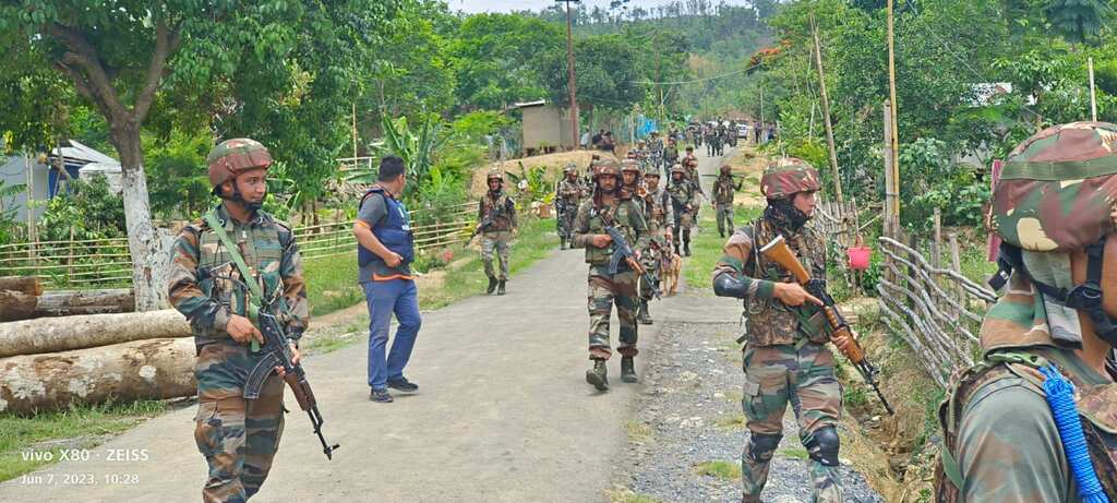 Manipur violence: Indian Army soldier injured in firing in Imphal west