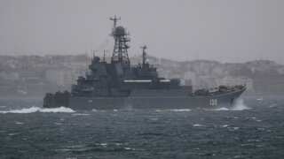 Major escalation as Russian warship accused of firing flare ammo at German helicopter