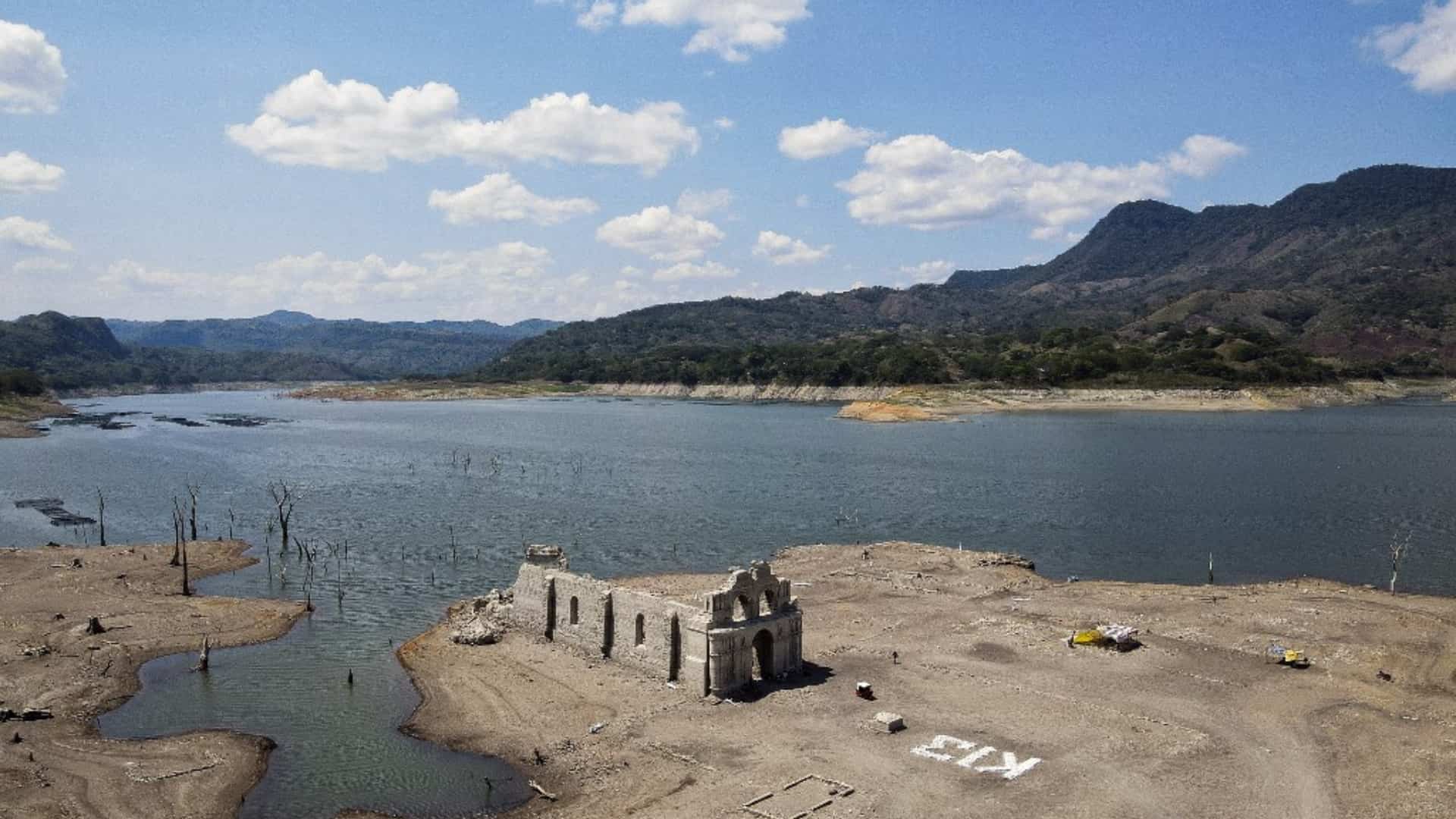 Locals left stunned as 16th-century church emerges from dried up Mexican reservoir