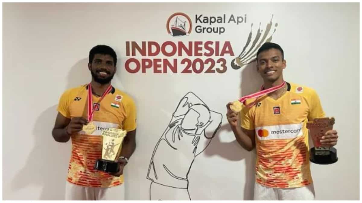 Badminton: Chirag-Satwiksairaj attain No. 3 spot in BWF Rankings after winning Indonesia Open Badminton: Chirag-Satwiksairaj attain No. 3 spot in BWF Rankings after winning Indonesia Open