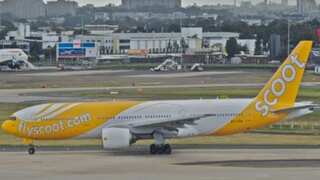 Scoot plane heading from South Korea to Singapore lands in Taiwan with missing wheel