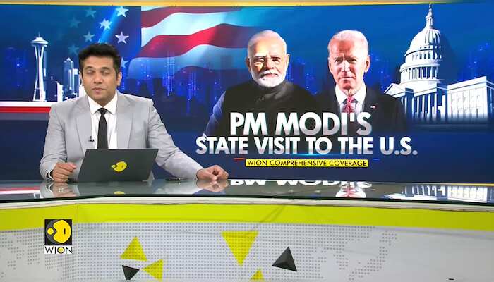 PM Modi's US Visit: Indian Prime Minister Narendra Modi lands in New York for the US state visit