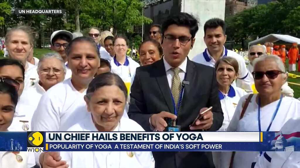'Yoga is living and dynamic', says PM Modi during yoga day event at UN HQ