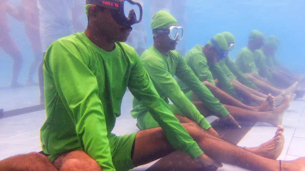 Watch: Indian Army's amphibious warriors perform underwater Yoga