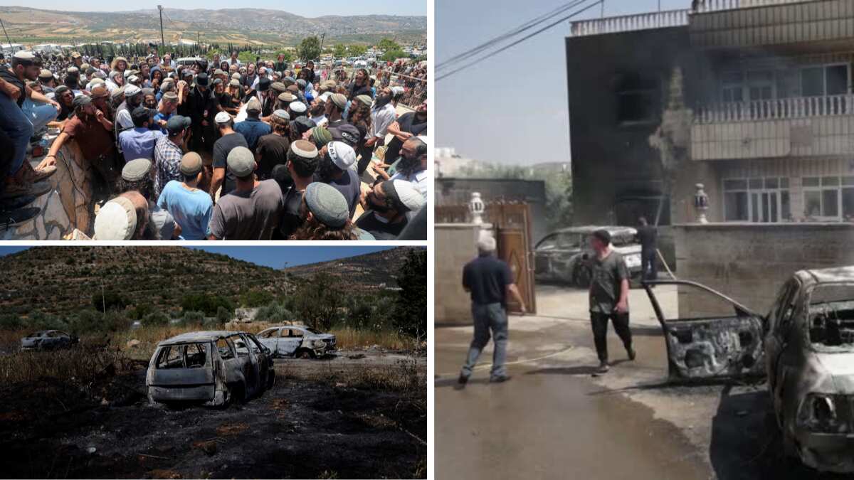 Palestinian killed after Israeli settlers attack town following deadly shooting in West Bank Palestinian killed after Israeli settlers attack town following deadly shooting in West Bank