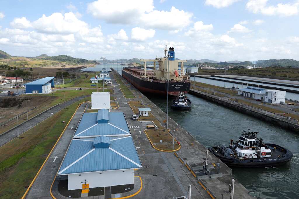 Drought-hit Panama Canal to expand restrictions on largest ships crossing the waterway