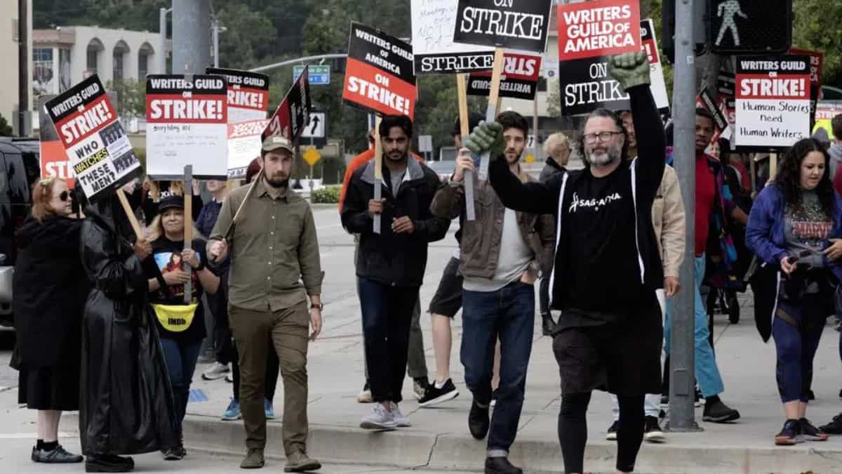 Hollywood writers rally with confidence as WGA strike enters 50th day