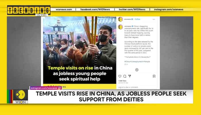 Temple visits on rise in China as jobless young people seek spiritual help | Trending on WION