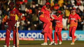 CWC Qualifier: Sikandar Raza delivers for Zimbabwe as West Indies choke in crunch tie by 35 runs