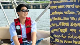 BTS' RM new shirt has a very special message in Bengali and Hindi for his fans