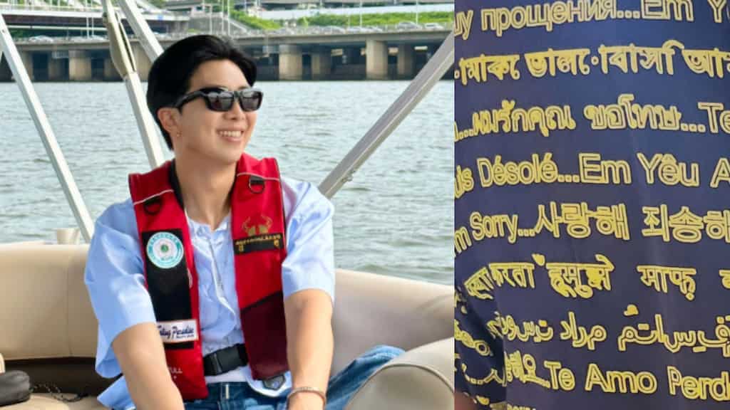 BTS' RM new shirt has a very special message in Bengali and Hindi for his fans
