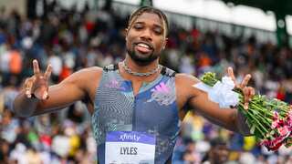 American sprinter Noah Lyles equals Usain Bolt's career record in 200m event - WATCH