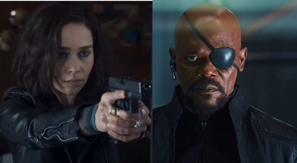 When Emilia Clarke 'cried a little bit' after almost running over Samuel Jackson on Secret Invasion set