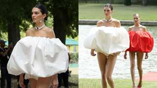 Kendall Jenner brutally trolled for her 'diaper' outfit at Jacquemus' Versailles show