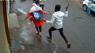 Video | Man wielding machete attacks teenager in India's Pune city