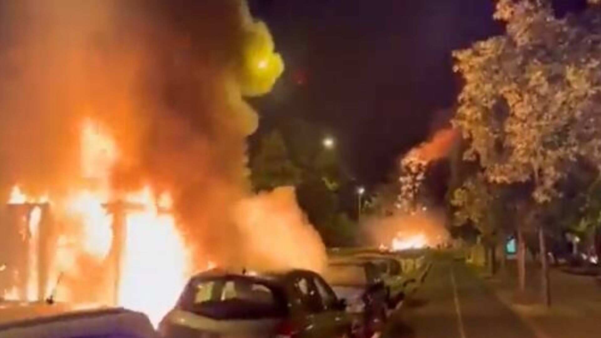WATCH | Tensions escalate in Paris suburb after death of 17-year-old during police standoff