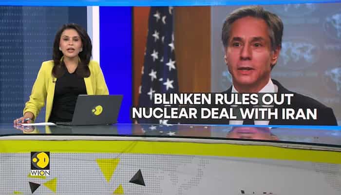 'No nuclear deal on table with Iran', says US State Secy Antony Blinken