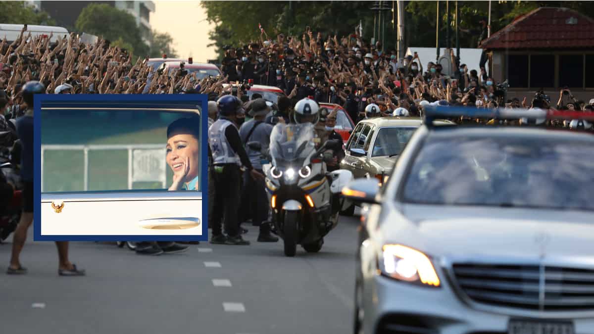 Thailand court acquits 5 pro-democracy activists of attempted violence against Queen Suthida