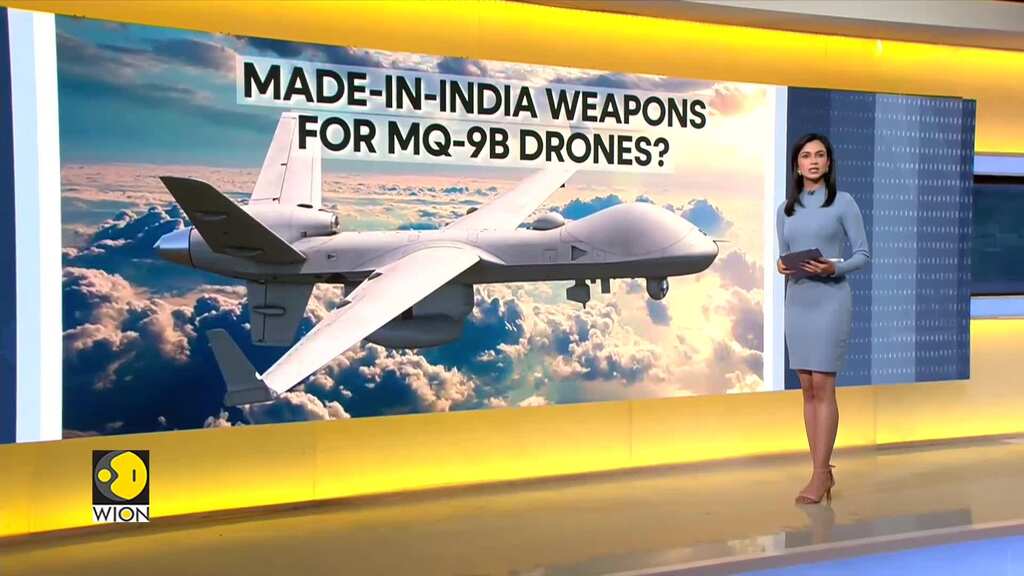 Indian defence forces planning to equip MQ-9B drones with made-in-India weapons