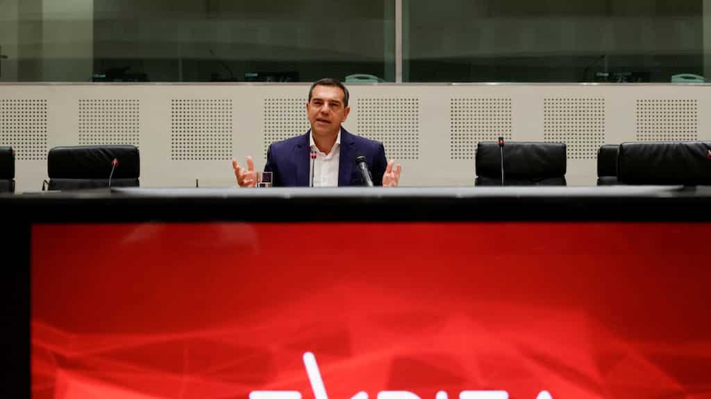 Greek leftist leader Alexis Tsipras resigns as Syriza party leader after crushing poll defeat