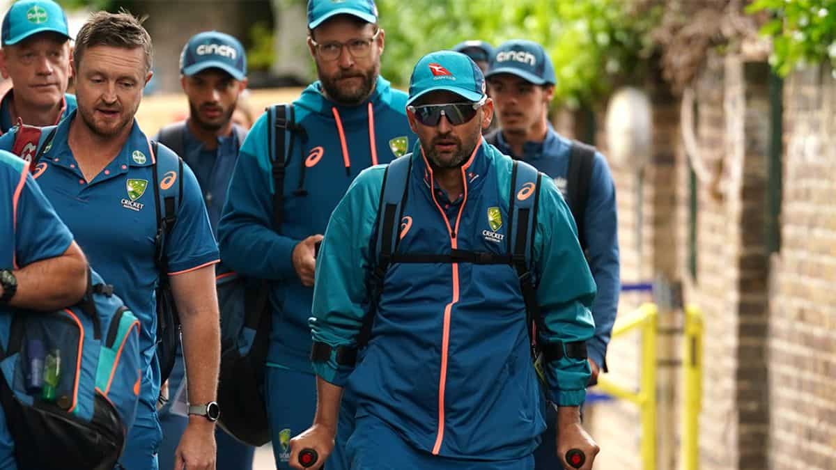 Nathan Lyon reveals his hopeful text message to head coach for playing in World Cup in India Nathan Lyon reveals his hopeful text message to head coach for playing in World Cup in India