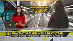 Gravitas: Woman gets amputated after getting stuck in a travelator