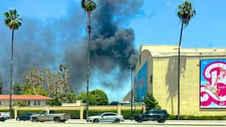 Fire at Warner Bros Studio lot in Burbank successfully extinguished; No damage or injuries reported