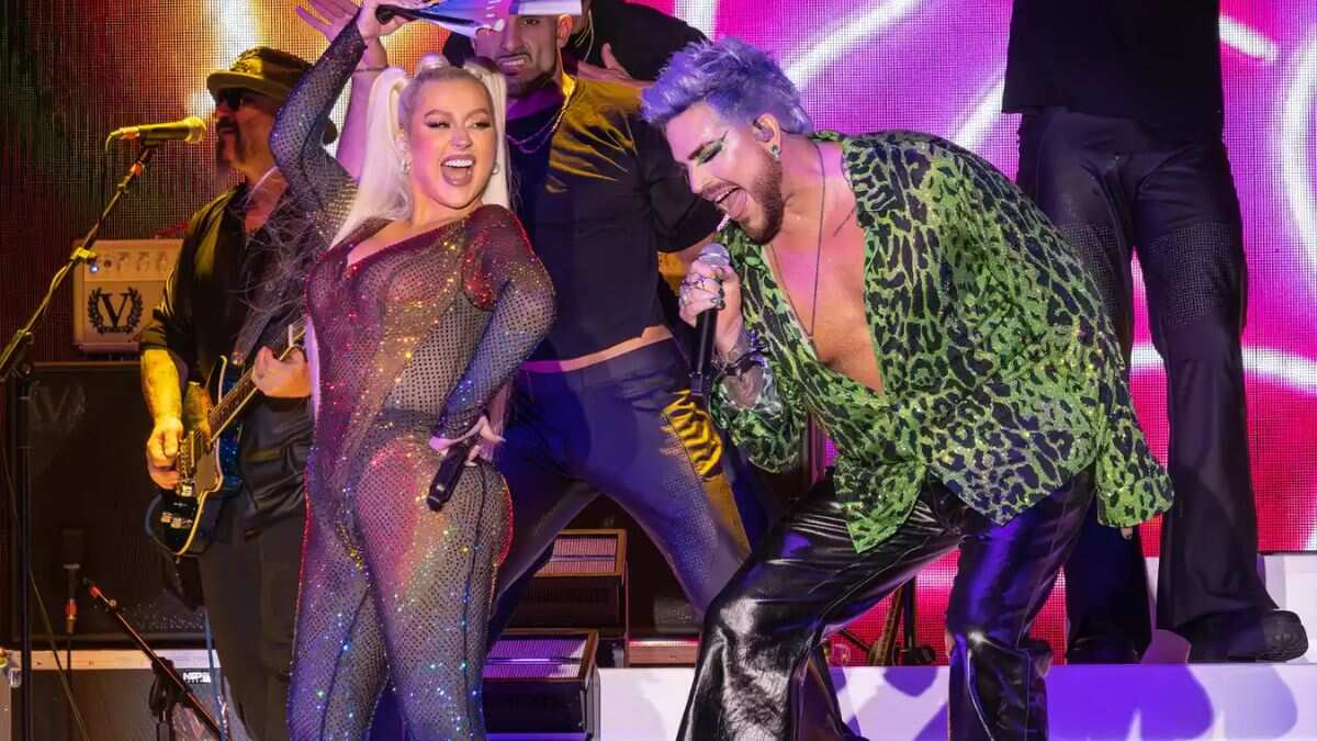 Christina Aguilera & Adam Lambert