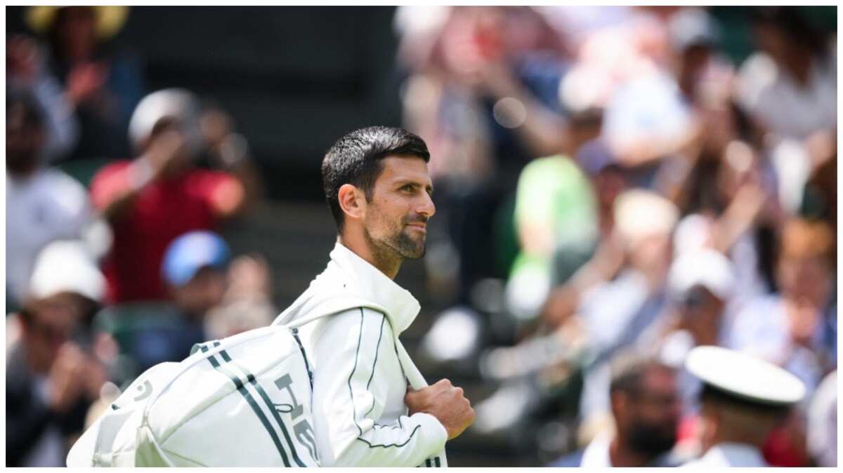 'Blow, we need your help': Novak Djokovic jokingly requests fans to dry damp Wimbledon court - Watch 'Blow, we need your help': Novak Djokovic jokingly requests fans to dry damp Wimbledon court - Watch