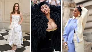 Celebrity spotting on day 1 of Paris Haute Couture Week Fall/Winter 2023
