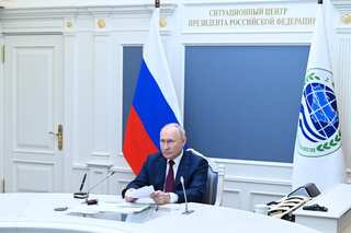 At SCO Summit, Vladimir Putin calls for trading in local currencies to blunt western sanctions