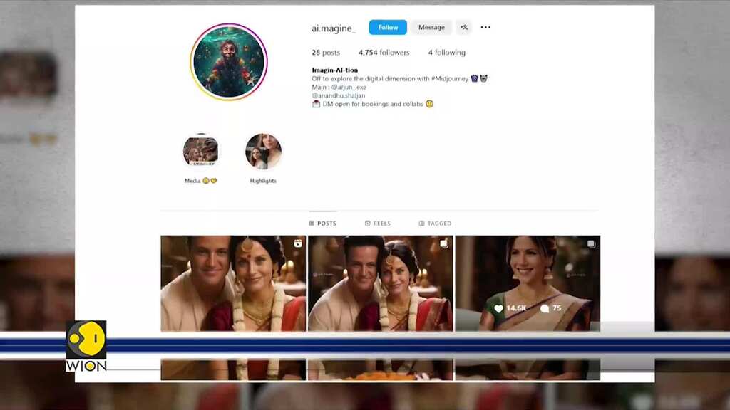 AI-generated photos of Friends' characters in Indian wear go viral