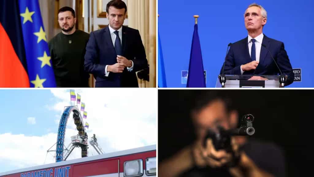 Morning brief: Zelensky warns Macron of Russian 'provocations', roller coaster malfunction in US, and more