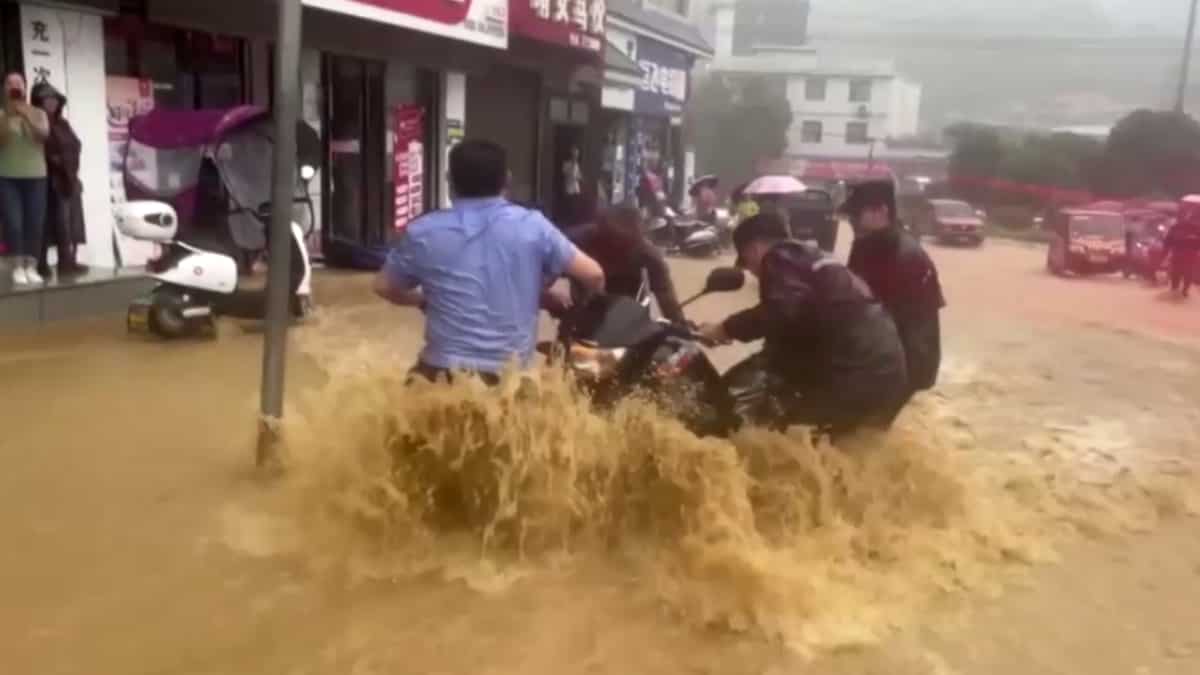 Rivers full, infrastructure damaged
