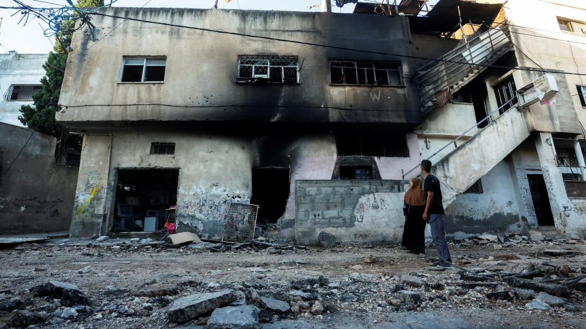 City endures massive destruction