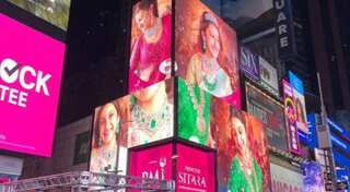 Mahesh Babu can't stop gushing as daughter Sitara features on Times Square billboards
