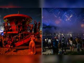 In Pics | Revellers participate in Fourth of July events despite heat and downpours