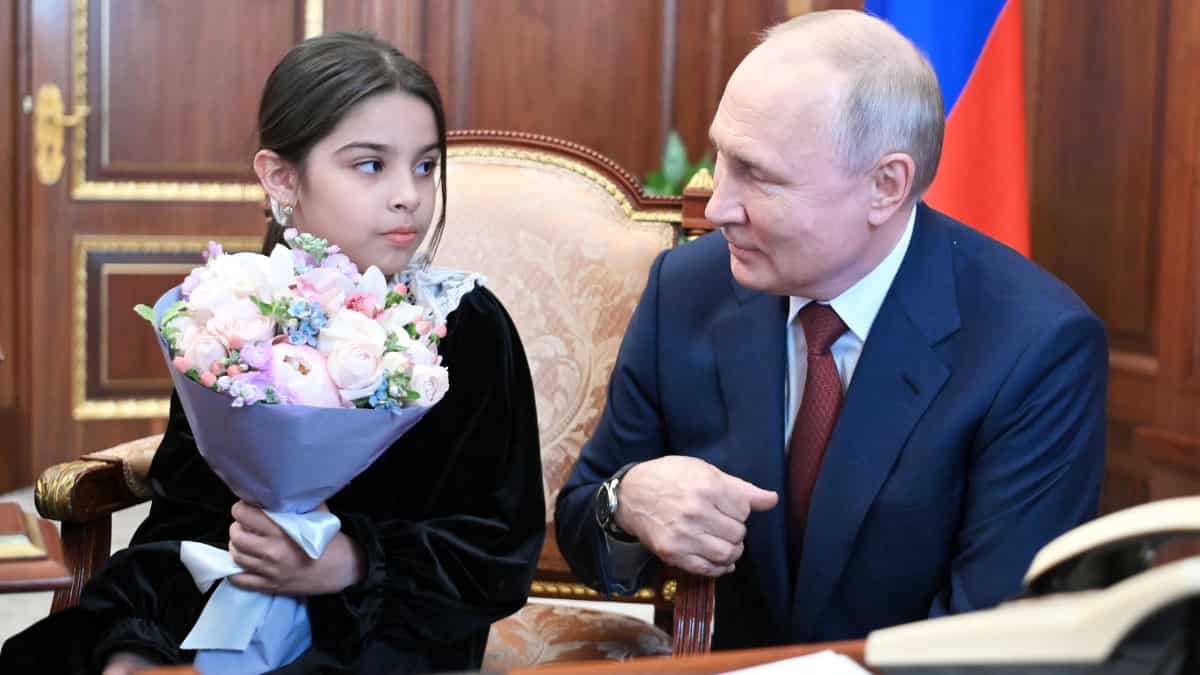 Kremlin shares video of Putin with a young fan, attempts to repaint Russian President as 'caring' Kremlin shares video of Putin with a young fan, attempts to repaint Russian President as 'caring'